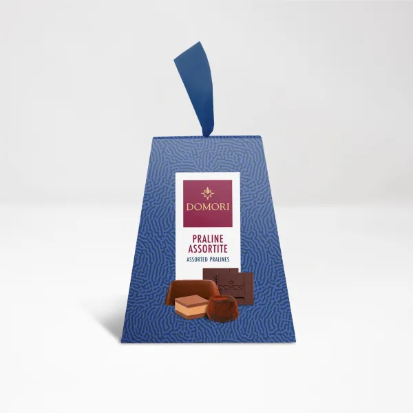 Paper bag with assortment of Chocolates - Domori