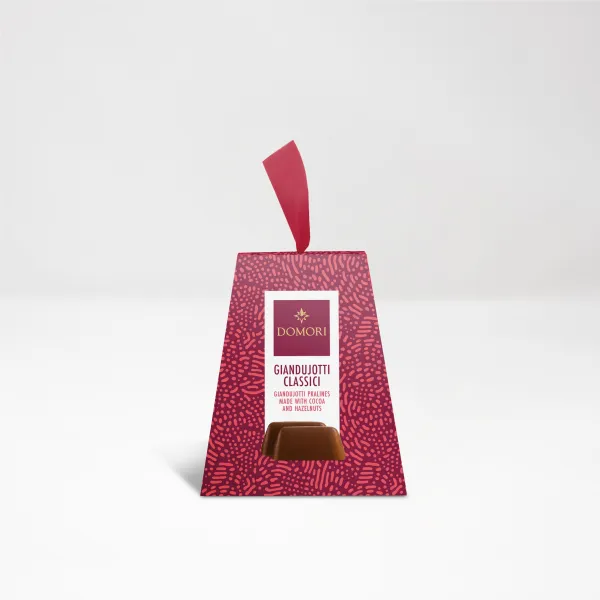 Borsina in cartotecnica con Giandujotti - Domori