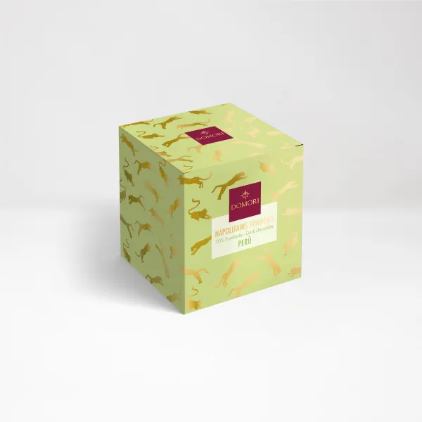 Paperboard box with Napolitains Peru - Domori