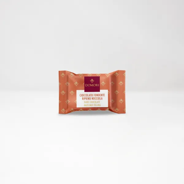 Dark Chocolate with Hazelnut Filling - Domori