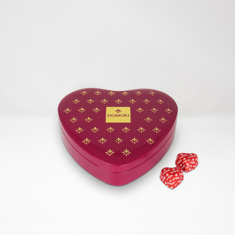 Heart-Shaped tin with...